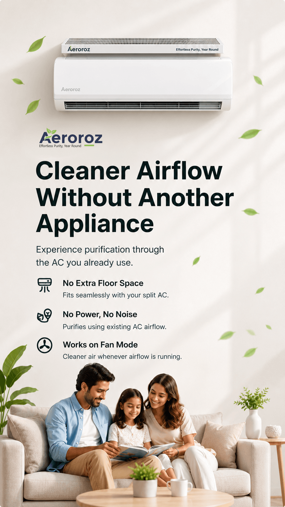 Aeroroz - Cleaner Airflow Without Another Appliance